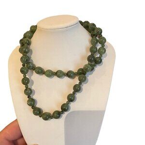 NWT Made in Japan faux JADE Green Beads